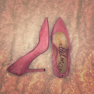 Sam Edelman Suede Pumps in Pink